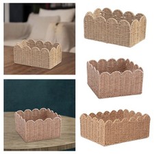 Panier de rangement tissé à