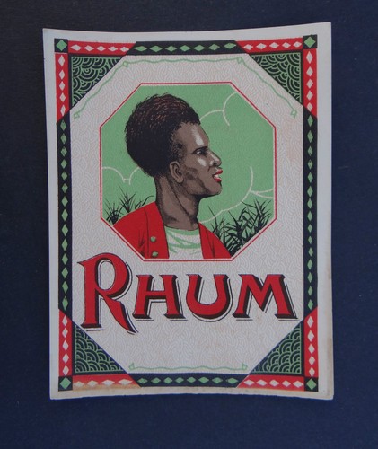 Ancienne étiquette rhum - étiquette,