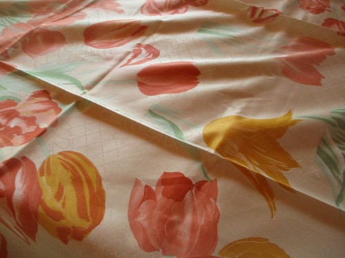 Coupon tissu ancien - de,