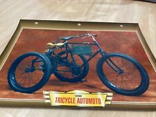 Tricycle Automoto 1899 fiche carte moto passion collection Atlas