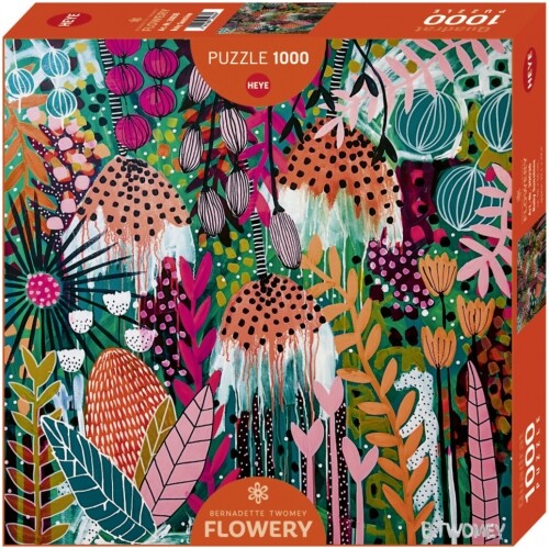 Puzzle heye flowery ruby - heye,