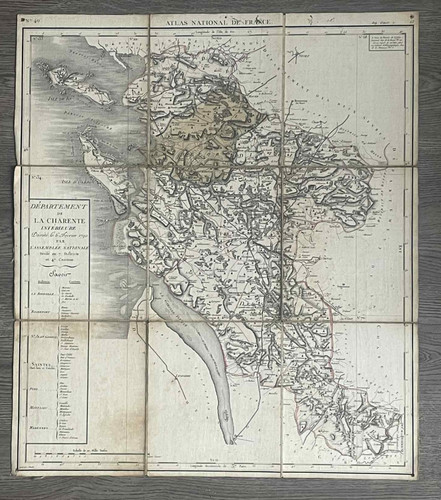 Carte ancienne atlas national - atlas,
