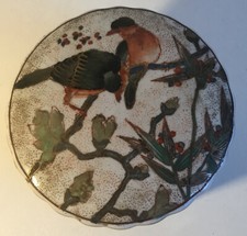 BOITE PORCELAINE CHINE MOTIFS OISEAUX FLEURS PERIODE GUANGXU 1890 1910