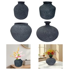 Vase à fleurs en métal, pot