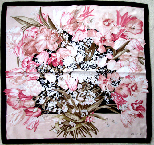 Valentino foulard soie - foulard,