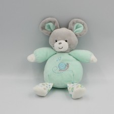 Doudou musical souris vert