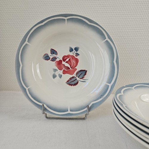 Assiettes creuses décor - assiettes,
