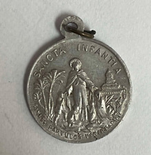 ANCIENNE MEDAILLE RELIGIEUSE SANCTA INFANTIA VIRGO MARIA O.P.N
