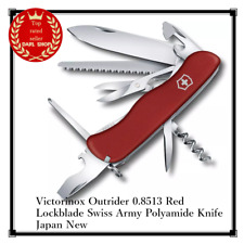 Couteau en polyamide Victorinox Outrider 0.8513 rouge Lockblade armée suisse ...