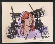 VALERIAN / MEZIERES - Exlibris LAURELINE SUR LE MARCHÉ - 60 ex signé