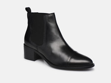 Bottines BIANCO - Cuir noir - Taille 38 - Neuves !