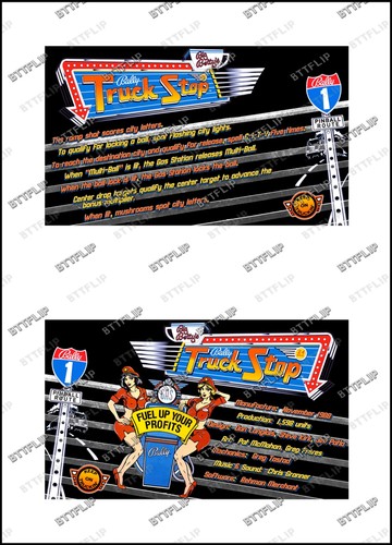 Bally truck stop - stop, cartes