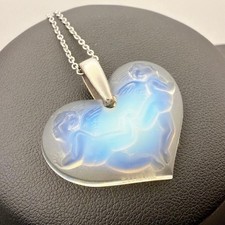 Collier coeur Lalique luxe