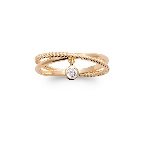 Bague plaqué 18 carats - en, or
