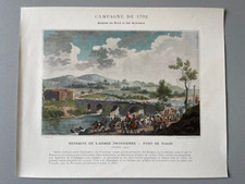 Typogravure conquêtes des armées françaises : retraite armée prussienne à Nodin