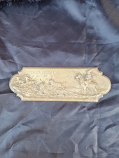 Plaque bronze 19eme chasseur - 19eme,