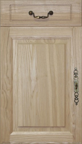Porte cuisine florale brut - porte,