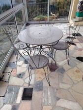 Salon jardin fer forgé - fer,