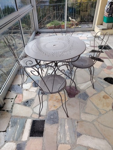 Salon jardin fer forgé - de,