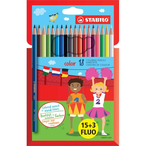 Etui carton crayons de - etui, 18