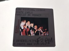 FAMILLE RAINIER DE MONACO (GRACE KELLY, ALBERT, CAROLINE) DIAPOSITIVE DE PRESSE