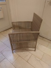 2 fauteuils de jardin avec