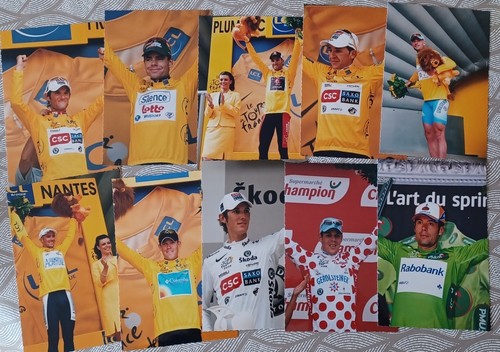 Cyclisme lot 10 cartes - -,