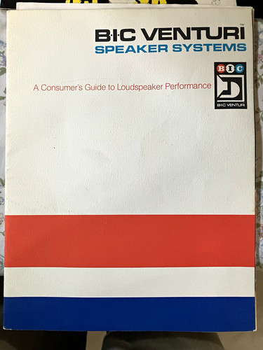 Bic venturi speaker systems - speaker,