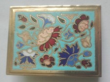 ancienne broche émail cloisonné art nouveau