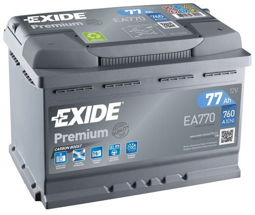 Batterie exide ea770 - ea770, 12v