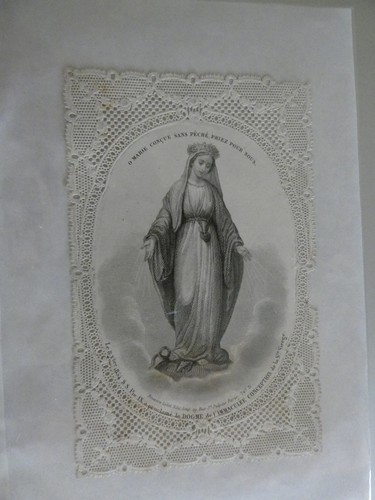 Image pieuse canivet - , dentelle