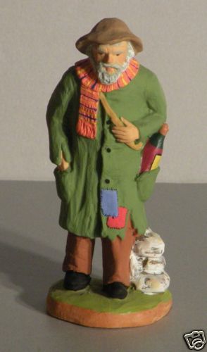 New clochard 13cm santons - new,