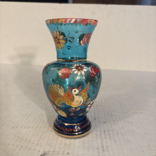 Hand painted signed - hand, glass