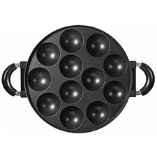 Poêle Takoyaki en Fonte Moules Takoyaki Gril Poêle Poêle Ronde à Muffin Antia...