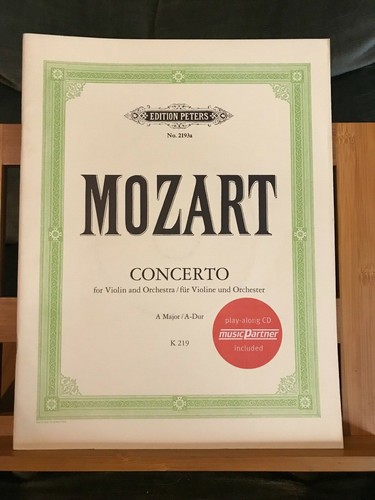 Mozart concerto pour violon - 5e,