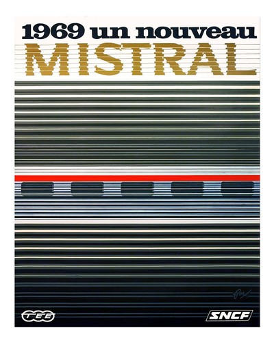 Affiche vintage 1969 mistral - vintage,