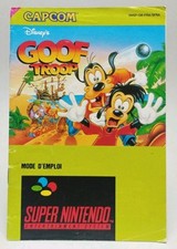 Goof Troop - Super Nintendo SNES -Notice Seule - Pas De Jeu 