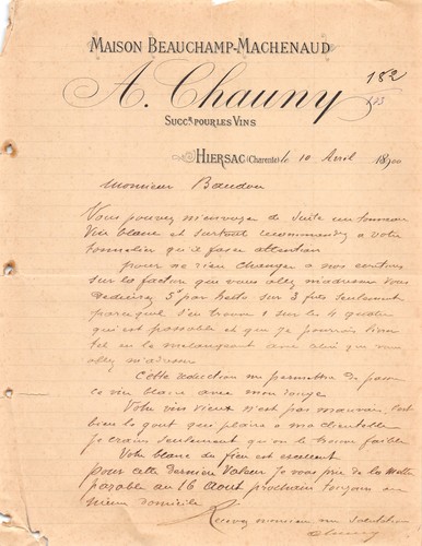 1900 chauny hiersac - chauny, m