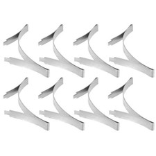  Lot de 8 limiteurs de rail pour porte de garde-robe coulissante – Positionneur