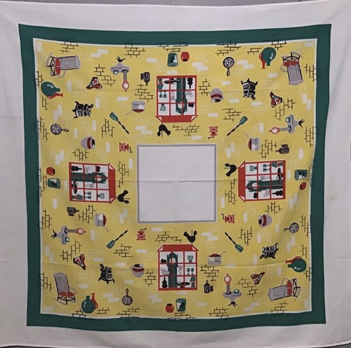 Vintage tablecloth amish - vintage,