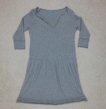 Robe Ample Zadig & Voltaire L Gris Clous Manches 3/4 Coton Été Vacances