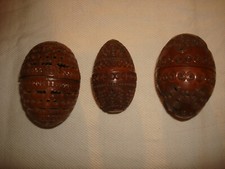 3 oeufs en corozo porte chapelet ancien 1804dc8