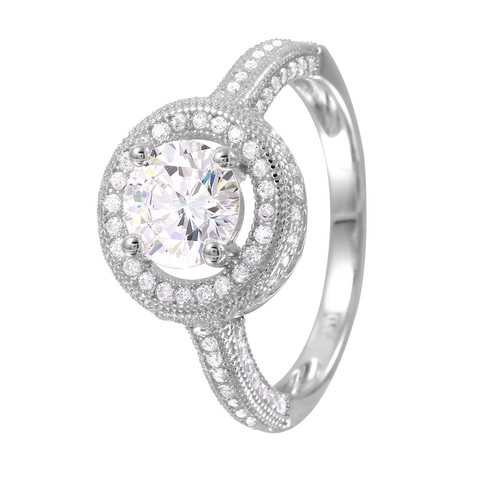 Bague mariée argent - bague, en