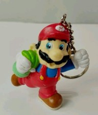 ANCIEN PORTE-CLES CLEF KEY OFFICIEL PVC JEU VIDEO NINTENDO FIGURINE MARIO BROS 