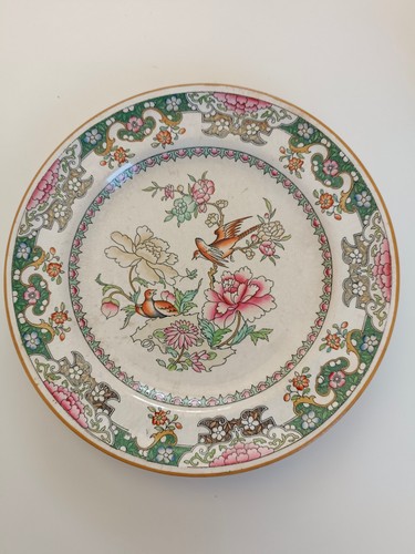 Assiette ancienne anglaise