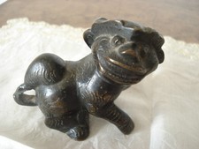 Superbe bronze ancien XIXe Chine chien de Fo. 