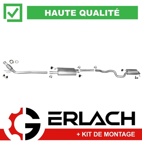 Echappement silencieux pour