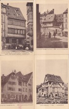 Lot de 4 cartes postales