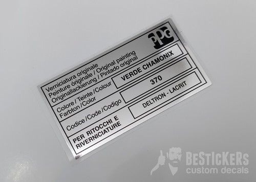 Autocollant étiquette ppg - 1,