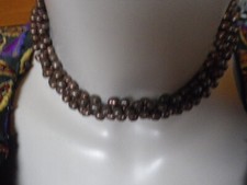 Métal Pointu's collier perles